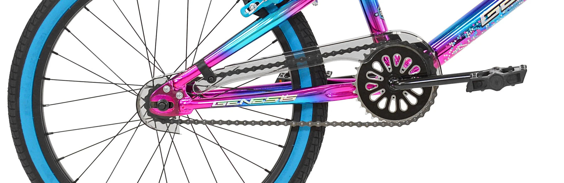 Genesis 20" Illusion Girls Child Bike, Blue/Purple